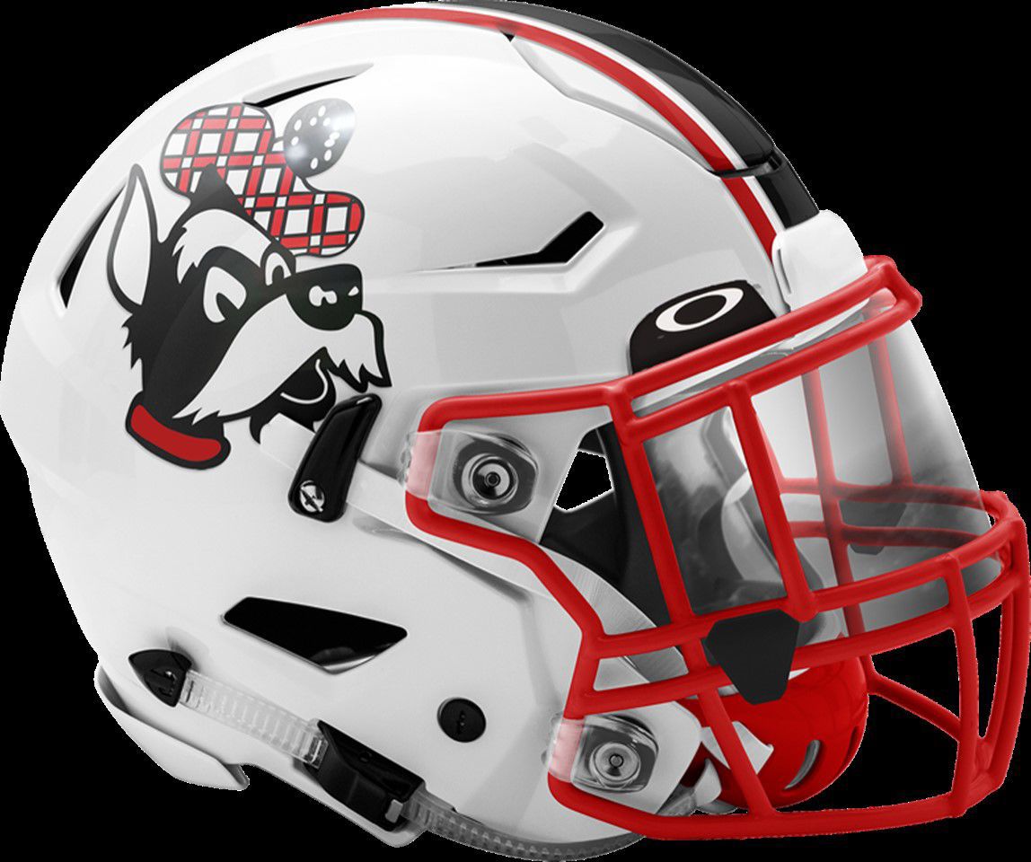 Glasgow Scotties football helmet